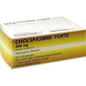 Cholspasmin forte 400mg überzogene Tabletten günstig im Preisvergleich