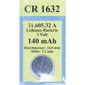 Batterie Lithium 3V CR 1632