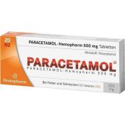 Paracetamol-Hemopharm 500mg Tabletten günstig im Preisvergleich