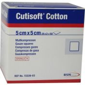Cutisoft Cotton Kompressen 5x5cm steril günstig im Preisvergleich