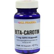 Beta-Carotin 5mg günstig im Preisvergleich