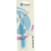 Miradent Pic-Brush Set transp.blau 1Halt+1B