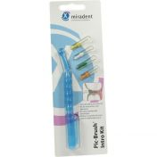Miradent Pic-Brush Intro Kit transp.blau 1H+4B