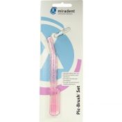 Miradent Pic-Brush Set transp.pink 1Halt+1B