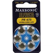 Batterie für Hörgeräte MAXSONIC PR 675