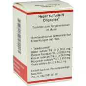 Hepar sulfuris N Oligoplex Tabl