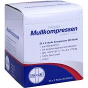 MULLKOMPRESSEN STERIL 5X5 8F