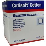Cutisoft Cotton Kompressen steril 12-fach 10x10cm