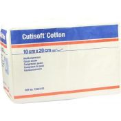 Cutisoft Cotton Kompressen unsteril 8-fach 10x20cm günstig im Preisvergleich