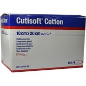 Cutisoft Cotton Kompressen 10x20cm 8fach günstig im Preisvergleich