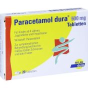 Paracetamol dura 500mg Tabletten günstig im Preisvergleich