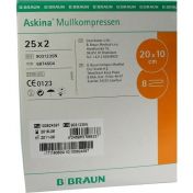 ASKINA Mullkompresse 10x20cm steril