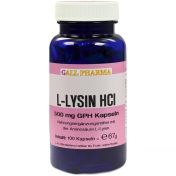Lysin HCI 500mg GPH Kapseln günstig im Preisvergleich