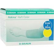 Askina Haft Color gelb 6cmx20m