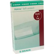 ASKINA SOFT UNST 1MX6CM HYPOALLERGENER WUNDVERBAND