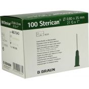 Sterican 21GX1 Kanülen 0.8X25mm günstig im Preisvergleich