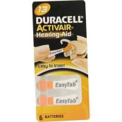 Batterie für Hörgeräte Duracell 13