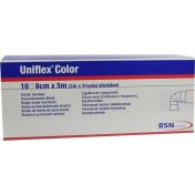 Uniflex Color rote Universalbinde 5mx8cm
