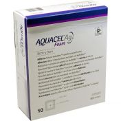 AQUACEL Ag Foam adhäsiv 8x8cm