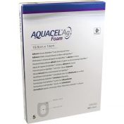 AQUACEL Ag Foam adhäsiv Ferse 19.8x14cm