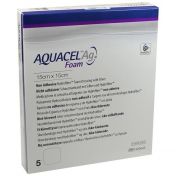 AQUACEL Ag Foam nicht-adhäsiv 15x15cm