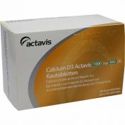 Calcium D3 Actavis 1000mg/880 I.E. Kautabletten günstig im Preisvergleich
