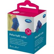 Peha-haft Color Fixierbinde latexfrei 6cmx4m blau