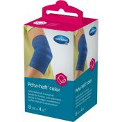 Peha-haft Color Fixierbinde latexfrei 8cmx4m blau