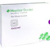 Mepilex Border Schaumverband 15x15 cm