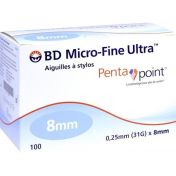 BD Micro-Fine Ultra Pen-Nadeln 0.25x8mm günstig im Preisvergleich
