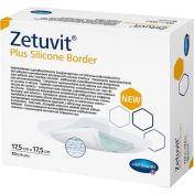 Zetuvit Plus Silicone Border 17.5 cm x 17.5 cm