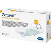 Zetuvit Plus Silicone Border 15 cm x 25 cm