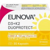 EUNOVA DuoProtect D3+K2 2000IE/80UG