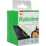 Ratioline Sport-Tape 5cmx5m schwarz