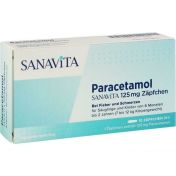 Paracetamol SANAVITA 125 mg Zäpfchen