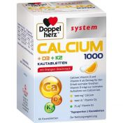 Doppelherz Calcium 1000+D3+K2 system