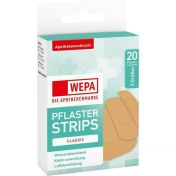 WEPA Pflaster Strips Classic wasserabw. 3 Größen