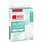 WEPA Wundverband 7.2 x 5cm steril günstig im Preisvergleich