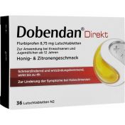 Dobendan Direkt Flurbiprofen 8.75 mg Lutschtablett