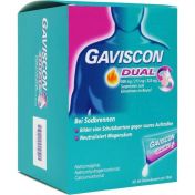 Gaviscon Dual 500mg/213mg/325mg Suspension z.Einn.