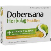 Dobensana Herbal Honigges. Vit C Zink Pastille