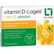 vitamin D-Loges 7.000 I.E. pflanzlich Wochendepot