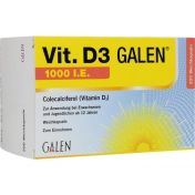 Vit. D3 GALEN 1000 I.E. günstig im Preisvergleich