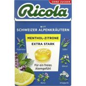 Ricola o.Z. Box Menthol-Zitrone Extra Stark günstig im Preisvergleich