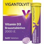 Vigantolvit 2000 I.E. Vitamin D3 Brausetabletten günstig im Preisvergleich