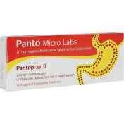 Panto Micro Labs 20 mg TMR bei Sodbrennen günstig im Preisvergleich