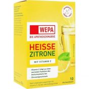 WEPA Heisse Zitrone+Vitamin C Pulver