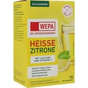 WEPA Heisse Zitrone+Vit.C+Calcium zuckerfr. Pulver