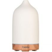 Aroma Diffuser Keramik Weiß / Holz