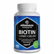Biotin 10mg hochdosiert + Zink + Selen günstig im Preisvergleich